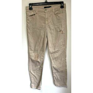 J Brand Ripped Jeans Straight Leg Aidan Natural Destroyed Size 27 x 29